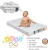 Colchão de Berço D20 modelo Americano 70x130x10A Face impermeavel Branco