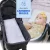 Colchonete para Carrinho de Bebê Moisés Infantil Baby Antialérgico Impermeável 29x73x4cm BF Colchões