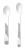 Colher Soft Alim 2 unidades 4+m Twistshake – Branco