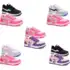 Patinete infantil 3 rodas com led luzes dobrável ajustável menino menina