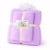 Conjunto 2 Toalhas De Banho Infantil Soft com Toque Extremamente Macio Suave Para Pele do Bebê Recém Nascido com 2 Toalhas Felpudas 70×140 e 35×75 (Roxo Clarinho)