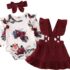 Body Bebê Kit 5 Peças Manga Curta Liso Feminino