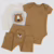 Conjunto Bebê Menino Algodão 3 Peças