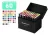 Conjunto Canetas Marcador Canetinha Ponta Dupla 60 Cores Kit