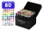 Conjunto Canetas Marcador Canetinha Ponta Dupla 80 Cores Kit