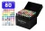 Conjunto Canetas Marcador Canetinha Ponta Dupla 80 Cores Kit