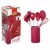 Conjunto de Gadgets de Silicone com Cabo Acrílico 7 Peças Euro Vermelho