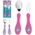 Conjunto de Talher Infantil Garfo e Colher Inox para Alimentação Infantil – Bebê com Personagens Divertidos