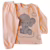 Conjunto Elefantinho Manga Longa para Bebê, 100% Algodão, Blusa e Calça