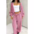 🛍️ Conjunto Feminino de Tricot Mousse Premium Casaco Cardigan e Calça Com Amarração Tricô Fio Musse Moda Blogueira