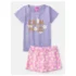 Vestido Infantil Manga Curta Borboletas Creme 166 – Laluna