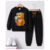 Conjunto Infantil Inverno Menino Moletom Coffe gola careca 2 ao 16 anos