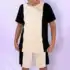 Conjunto Infantil Menina Regata E Shorts Saia Formato De Flor Poliamida Light E Blackout Confortável