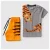 Conjunto Masculino Infantil Tigrinho Mescla Tam: 01 ao 08