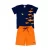 Conjunto Masculino Marinho Peixes