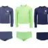 Conjunto Oxer Camiseta + Sunkini Proteção UV (2 ao 8)