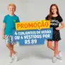 Conjuntos infantis ou Vestidos