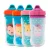 Copo Parede Dupla Buba Animal Fun Com Canudo de Silicone Retrátil Higiênico Anti Vazamento