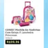 🛍️CORRE!Mochila Escolar De Rodinhas Com Estojo E Lancheira – Dinos