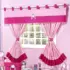 Kit Cobre Leito Solteiro + Cortina 2,00×1,40 Decoração Infantil Quarto