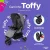 Cosco Kids, Carrinho de Bebê Toffy, Cinza Mescla