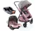 Cosco Kids, Travel System Poppy Trio, Rosa Mescla