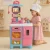 Cozinha Infantil Grande Completa Com Geladeira Menina Sai Água de Verdade 92 Cm