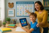 Como montar um cronograma de estudos para os filhos