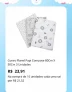 🛍️Cueiro Flanel Papi Compose 80Cm X 50Cm 3 Unidades