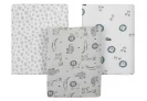 Cueiro Flanel Papi Compose Estampado para Bebê 80cm X 50cm Contém 03 Un