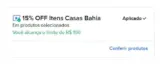🔥 Cupom Mercado Livre x Casas Bahia Selecionados