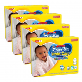 Kit com 4 pacotes – Fralda-Calça MamyPoko Dia & Noite M G XG e XXG
