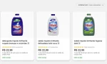 DETERGENTE LÍQUIDO BRILHANTE ROUPAS 3L