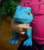 Dinossauro Little Dino Velociraptor 21cm Bambola • A
