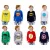 Do tam 2 ao 12Kit 04 Camisetas Infantil Manga Longa Personagens