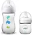 Duplo pack Mamadeiras Pétala 125ml + 260ml baleia