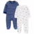 Durma e brinque 2-way Zip Thermal Footed Sleep and Play, Pack of 2 Simple Joys by Carter’sMeninos