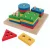 Encaixe de FORMAS GEOMÉTRICAS Educativo em EVA e Madeira Brinquedo