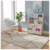 Estante De Livro Infantil Montessoriano Madeira 5 Bolsos