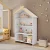 🤎 Estante Infantil Casinha MDF/Madeira 4 Prateleiras Casatema