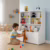 Estante Infantil com Nichos MDF/MDP Branco Organizador de Brinquedos e Livros