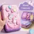 Conjunto Roupa Infantil Menina 6Meses-3 Anos Verão Moda Manga Longa Botão Casaco Suspensórios Vestidos Floral Tule De Princesa Para Bebê Recém-Nascidos