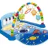 suéter de tricot infantil listrada bege – Tam 1 ao 5