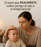 Febre em bebês: O termômetro está te ENGANANDO? O sinal que REALMENTE indica perigo (e não é a temperatura!).