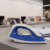 💎 Ferro de Passar a Seco Iron Force Elgin Super Leve Branco e Azul Base Antiaderente 220V