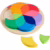 🛍️Fisher-Price Brinquedo para Bebês Círculo de Cores Mágicas de Madeira para crianças a partir de 3 anos