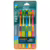 FizzPro, Pack com 5 escovas dentais, PremiumSeries, cerdas macias, laranja, verde, azul, amarela, rosa