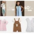 Vestido infantil de algodão floral off white (Tam. 1 ao 5)