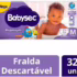 Fralda Babysec Premium Hiper M 5 a 9,5kg 68 Unidades