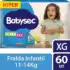 Fralda Babysec Galinha Pintadinha Ultrasec G 64 Unids